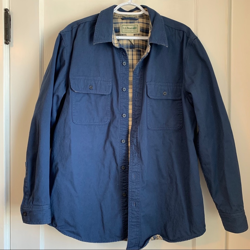 LLBean Flannel Lined Shirt